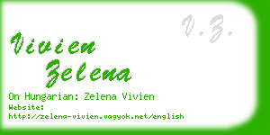 vivien zelena business card